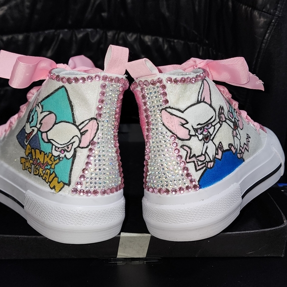 Hot off-press, Custom kid's sneakers with a Free T-shirt to match. - Picture 2 of 8